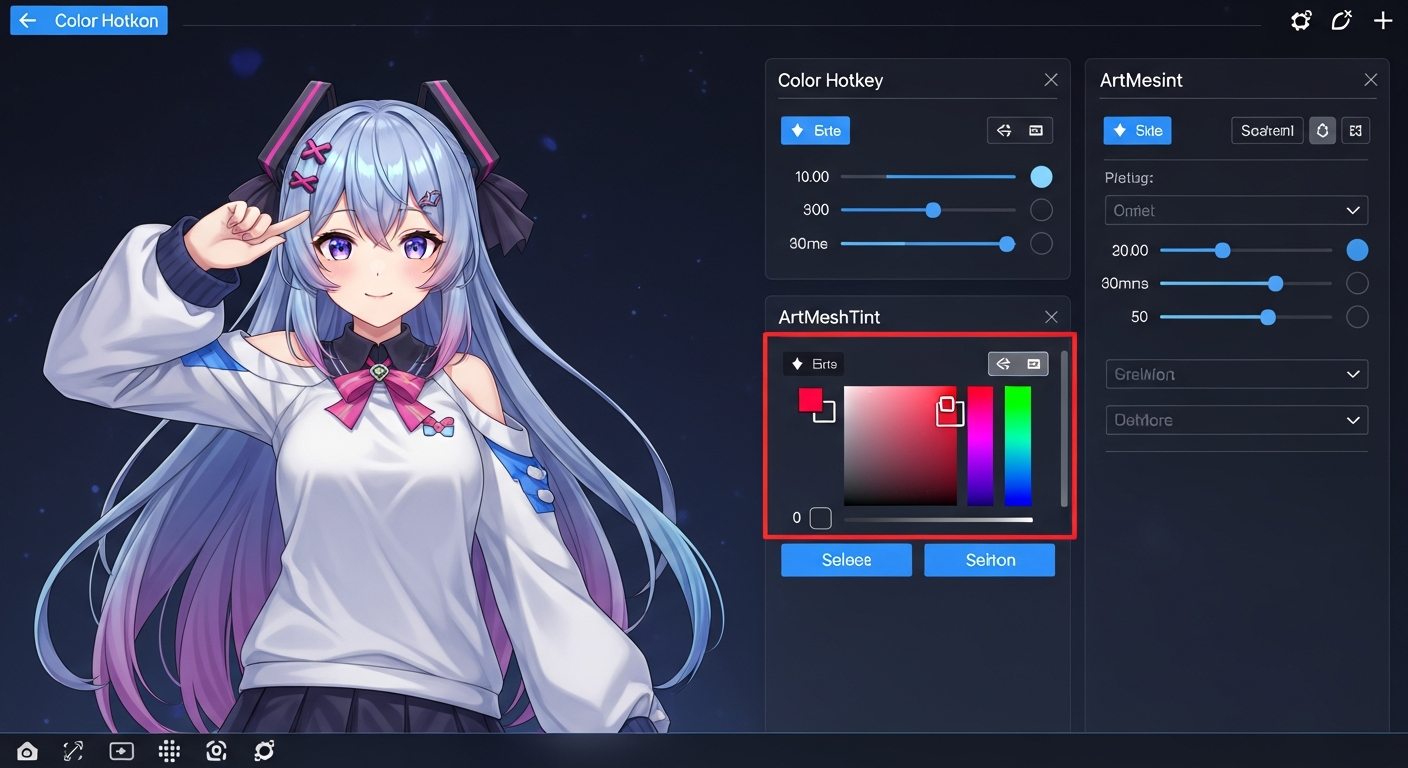 클릭 한 번에 염색?🎨 당신의 VTuber, 매일 새롭게 태어나는 비법 공개!